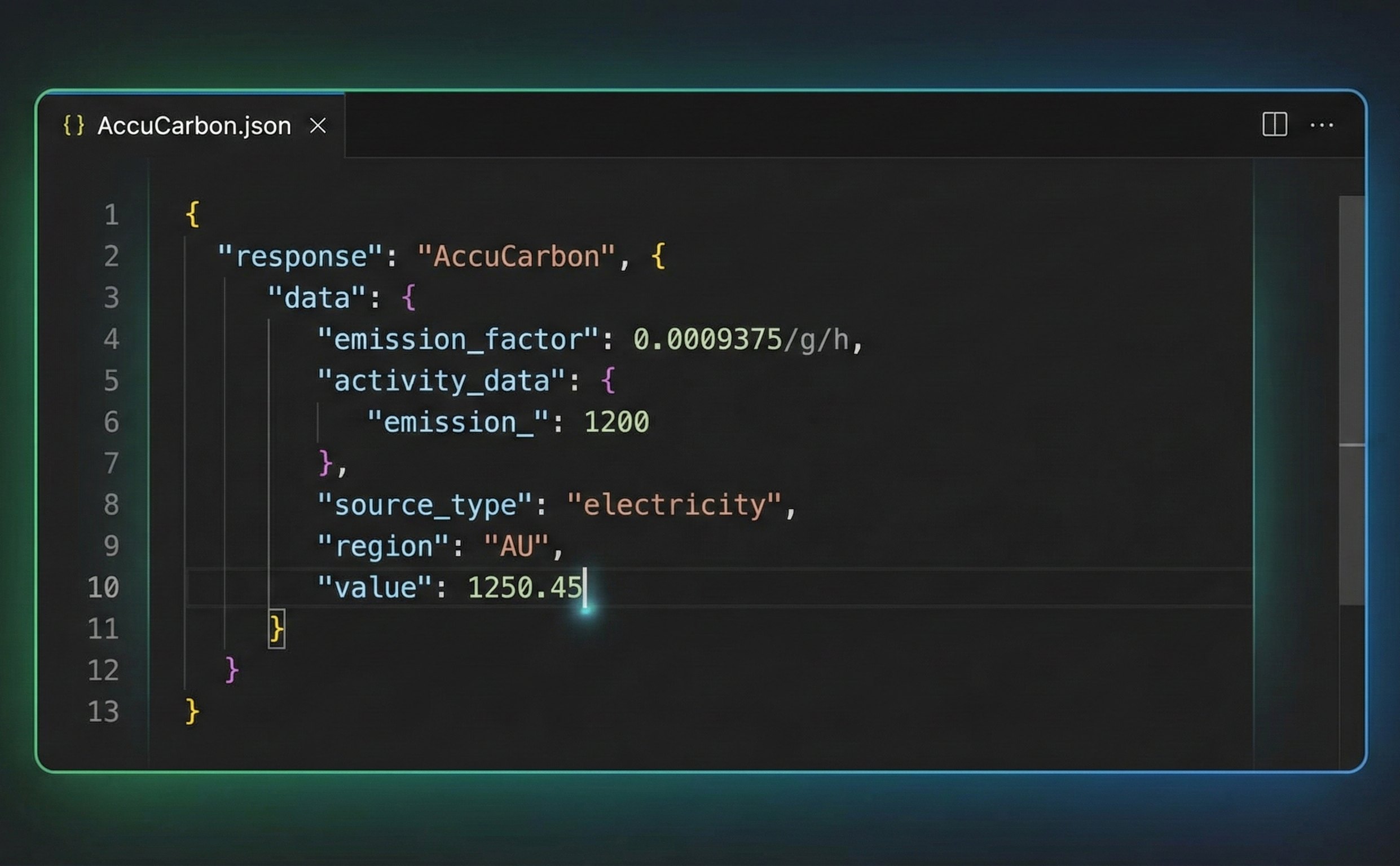 AccuCarbon API Example